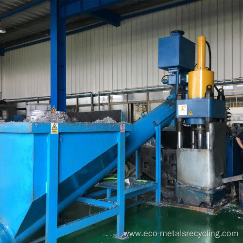 Aluminum Residue Briquetting Machine with Square Block